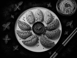 Chicken Momos Platter