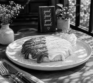 Belgian Milk & White Chocolate Pancake