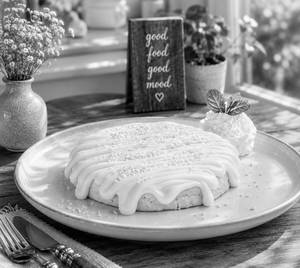 Belgian White Chocolate Pancake