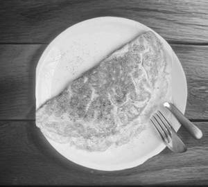 Double egg omelete