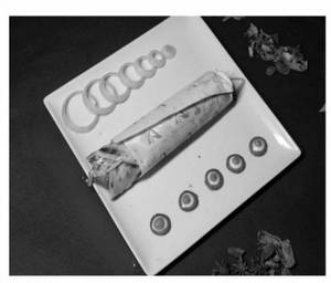 Soya Achari Chaap Roll