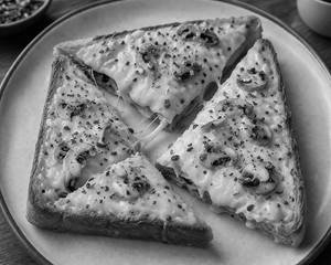 Mushroom Cheese Toast