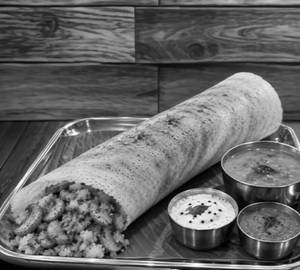 Mushroom Masala Dosa 