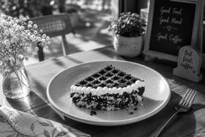Oreo & Cream Cheese Waffle