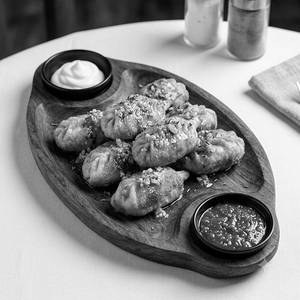 Butter Garlic Fried Momos