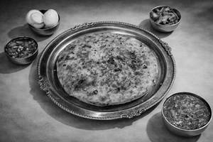 Mushroom Garlic Kulcha