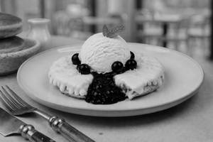 Blueberry Filled Pancake