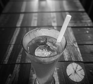 Blue lime soda