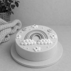 Rainbow Bloom Bento Mini Cake