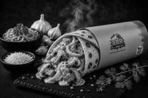 Cheesy Mashroom Tikka Roll