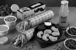 Chicken Korma Roll With Chicken Momos & 1 Masala Lemonade