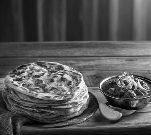 Paratha(2 Piece)With Beef Curry(6Piece) Some times Bone Also