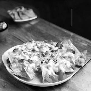 Baked Cheese Nachos