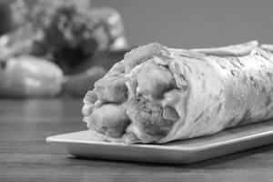 Tandoori Veg Burger Wrap
