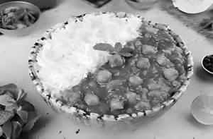 Chole with chawal