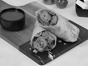 Achari soya chaap roll