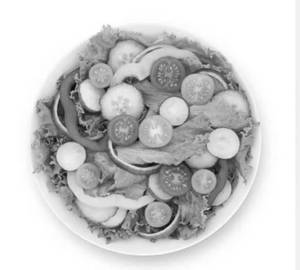 Vegetable mixed salad