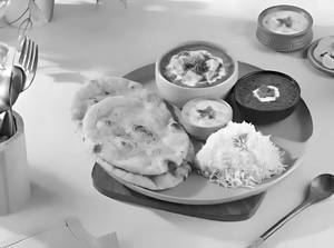 Paneer butter masala thali