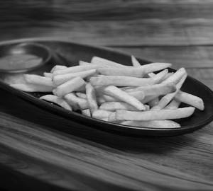 Salted french fries