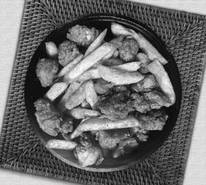 Peri Peri Chicken Popcorn Fries