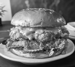 Chicken cheese burger