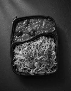Veg Noodles With Veg Manchurian