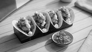 Mushroom Queso Taco