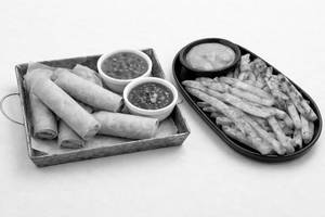 Noodle Spring Roll + Peri Peri Fries Combo