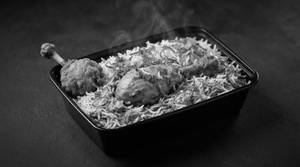 Chicken Dum Biryani [Single] + 1 Chicken Lollipop