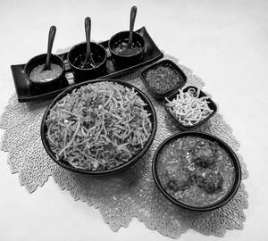 Triple Schezwan Fried Rice (Veg)