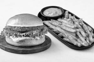 Chicken Burger + Peri Peri Fries Combo