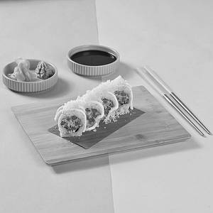 Enoki Tempura Sushi Roll
