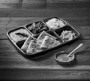 Yellow Dal Bhindi Thali