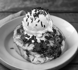 Hot Brookie Sundae (Ice Cream+nutella) [1 Piece]