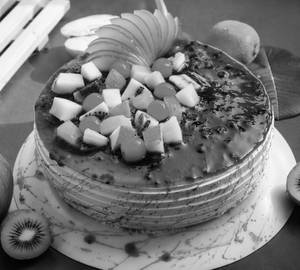 Blueberry Fresh Fruit Cake