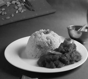 Mutton Kosha Basanti Pulao