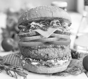 Heavy loaded burger