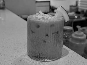 Coconut Water Iced Latte
