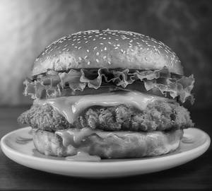 Mexican chicken burger