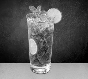 Blue curraco mojito