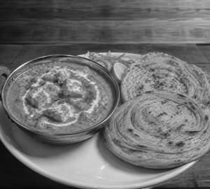 Paneer Butter Masala With Lachha Paratha [ 2 Piece ]】
