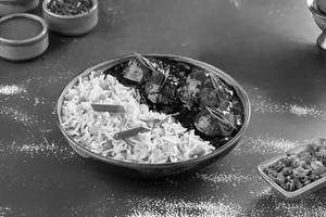 Veg Fried Rice+manchurian