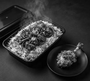 Chicken Fry Biryani + 1 Chicken Lollipop