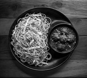 Veg Hakka Noodles And Veg Manchurian Combo