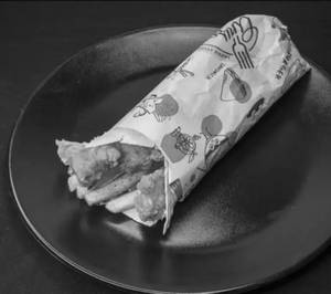 Indian Afghani Chicken Wrap