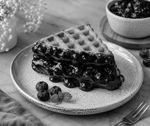 Blueberry Waffle Sandwich