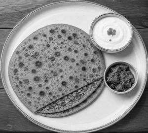 Sattu Paratha + Curd