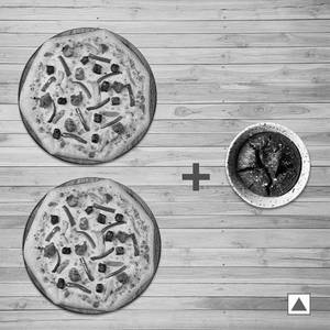 Lapinoz Chicken Pizza(r)(double Burst)+hot Tandoori Pizza(r)(double Burst)+free chocolava