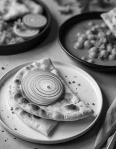 Pyaz Kulcha With Chole