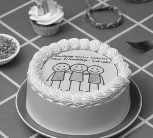 Dosti Yaari Cake [500 Grams]